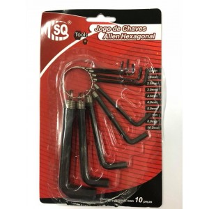 CONJUNTO DE CHAVES ALLEN 12 PEÇAS BARCEL...