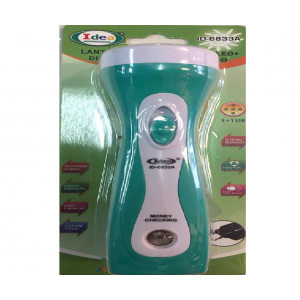  LANTERNA RECARREGAVEL 5LED+DETECTOR DIN...